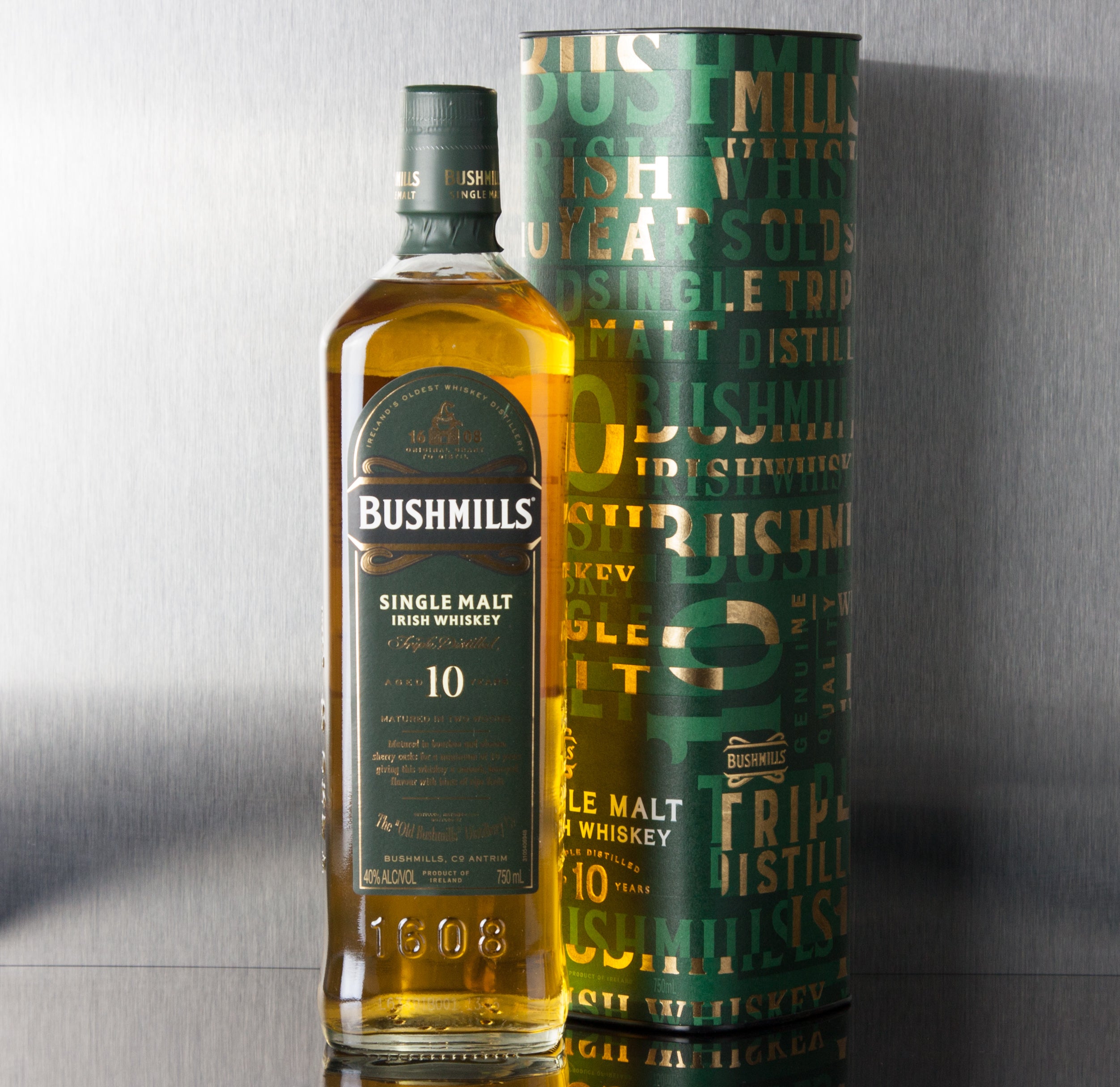 Bushmills Single Malt 10 Year Whiskey 750 ml