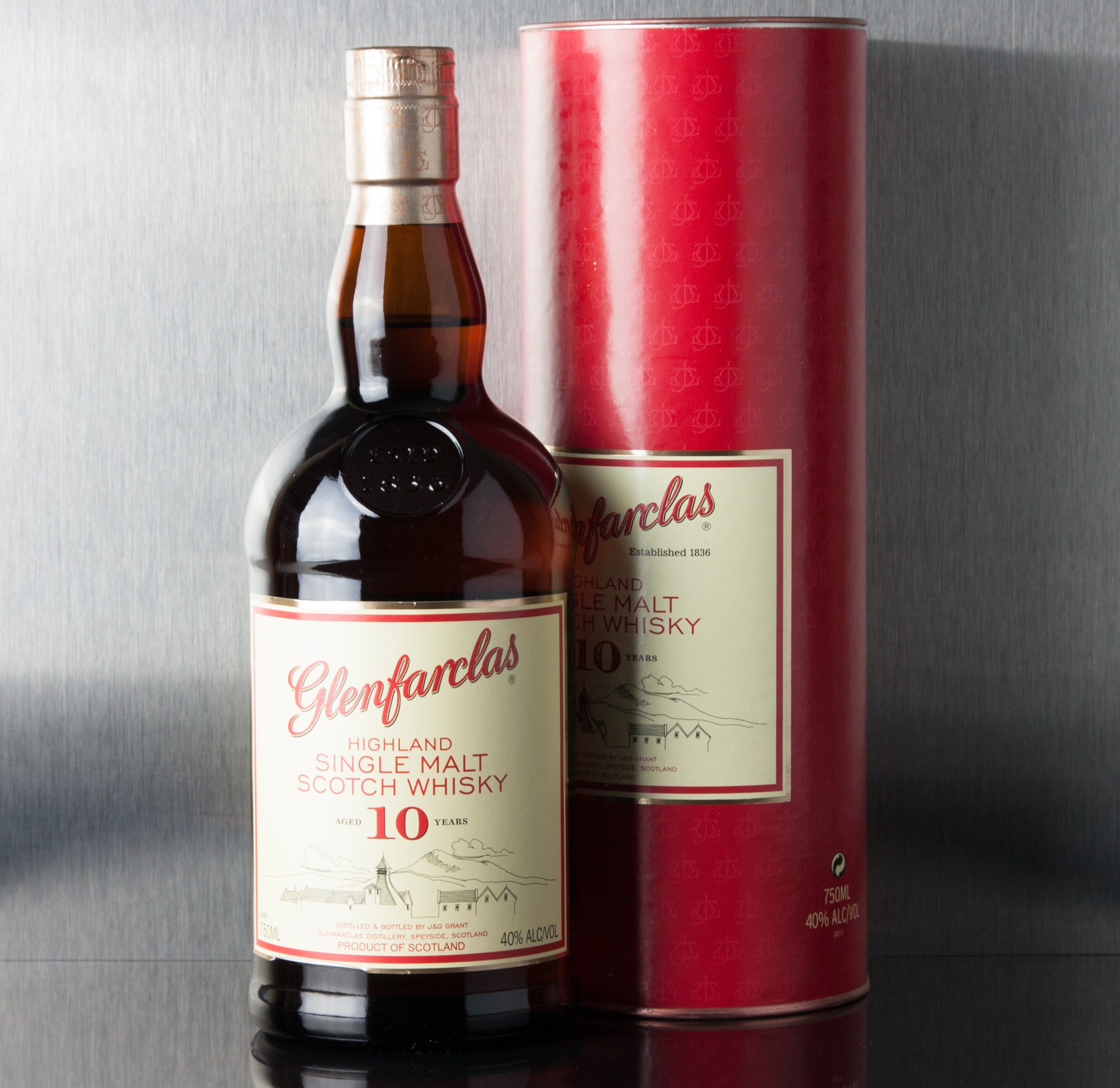 Glenfarclas 10 Year Single Malt Scotch | Third Base Market and Spirits –  Third Base Market & Spirits