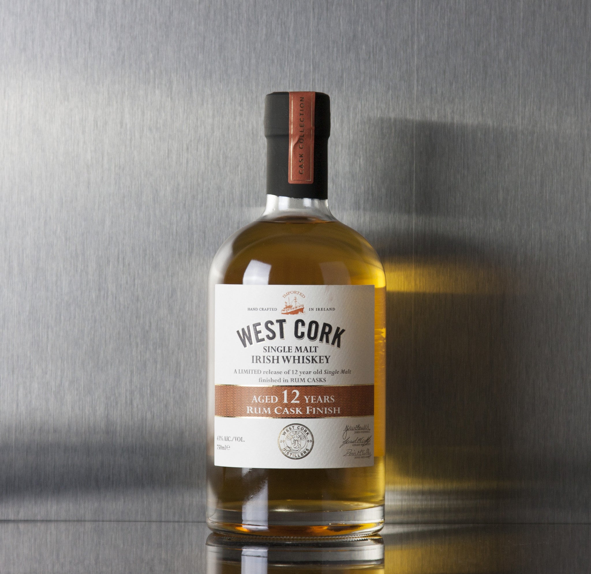 West Cork 12 Year Rum Cask Finish Irish Whiskey 750 ml