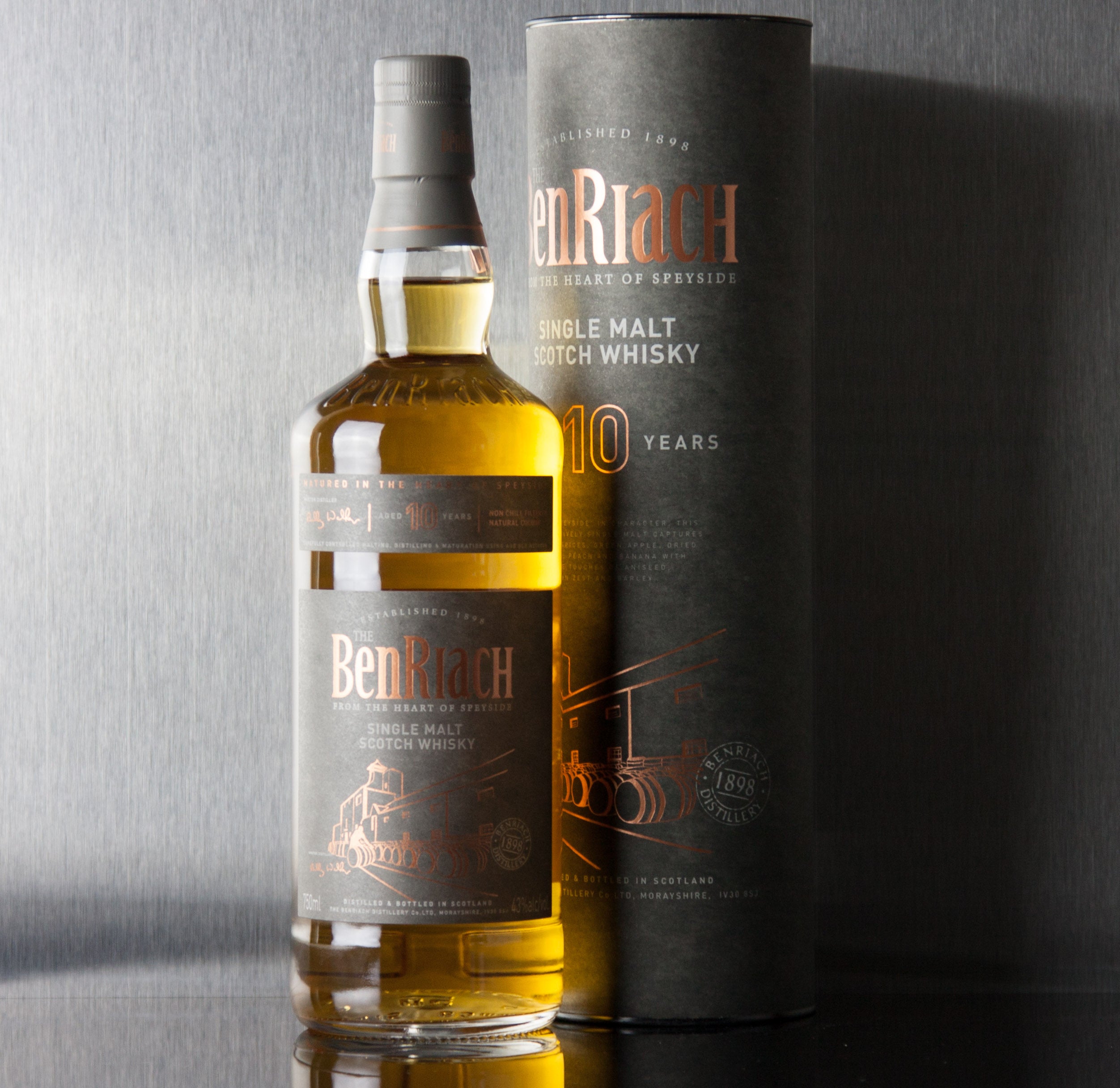 BenRiach 10 Year Single Malt Scotch 750 ml