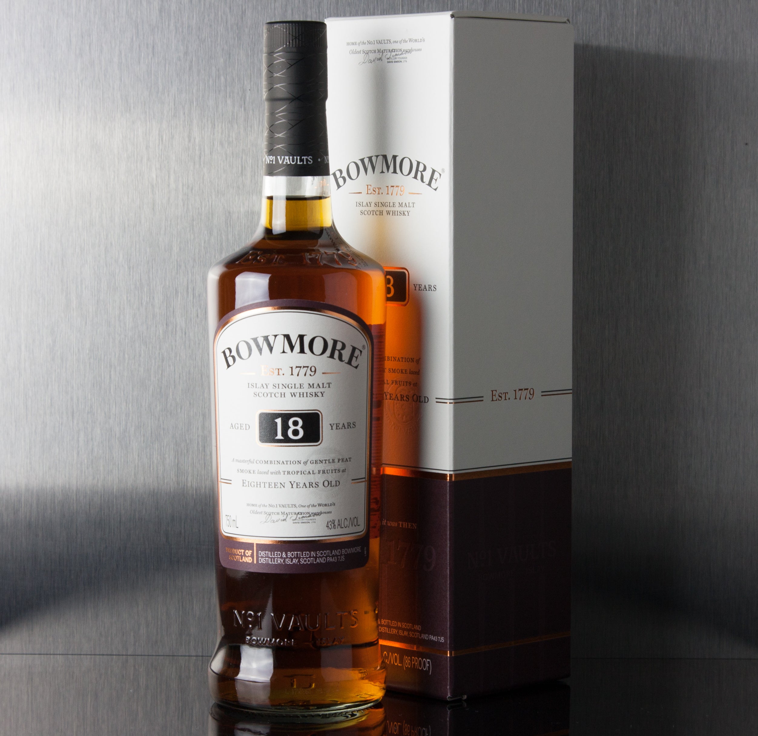 Bowmore 18 Year Single Malt Scotch 750 ml