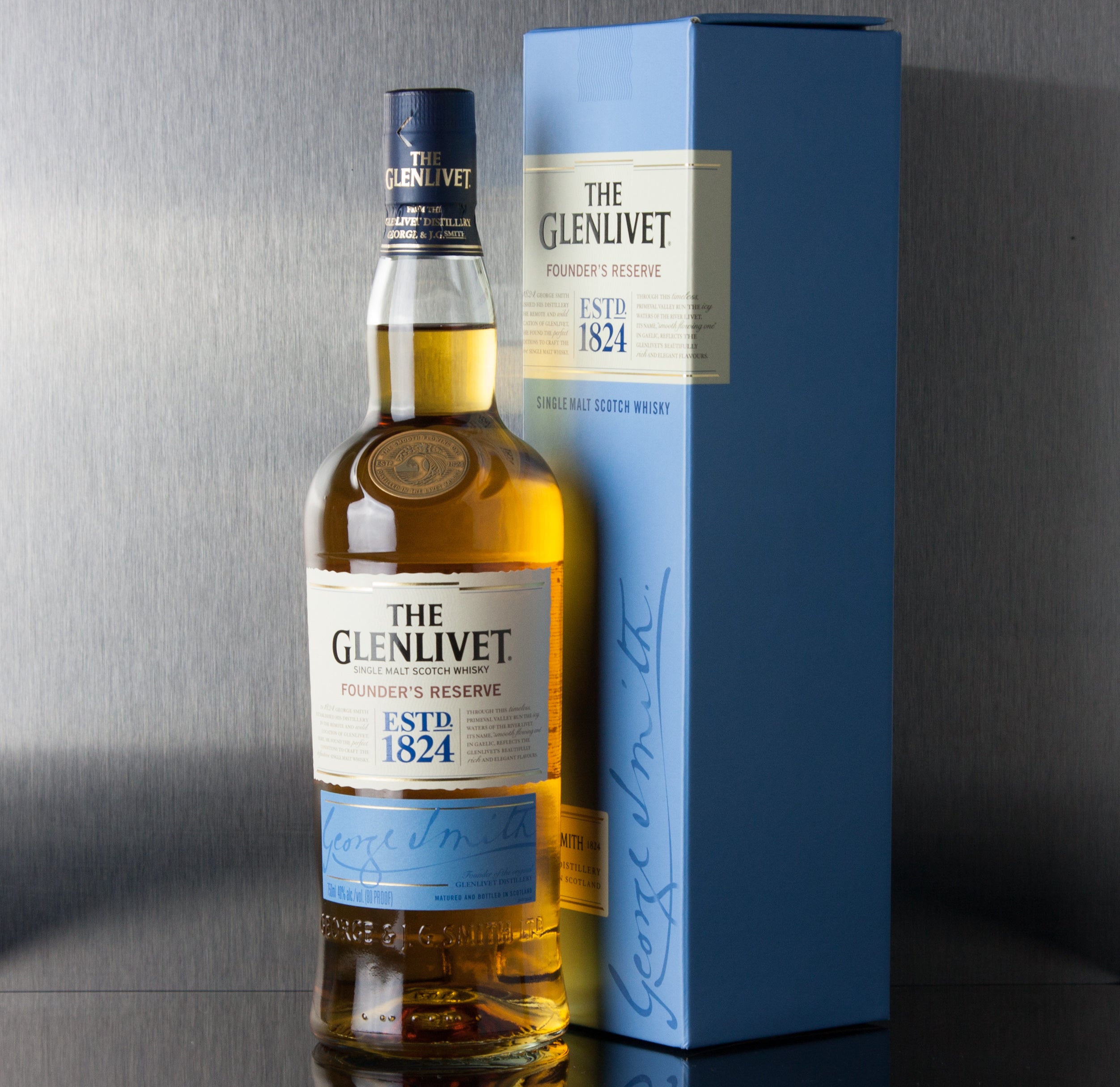 Glenlivet Founder&#39;s Reserve Single Malt Scotch 750 ml
