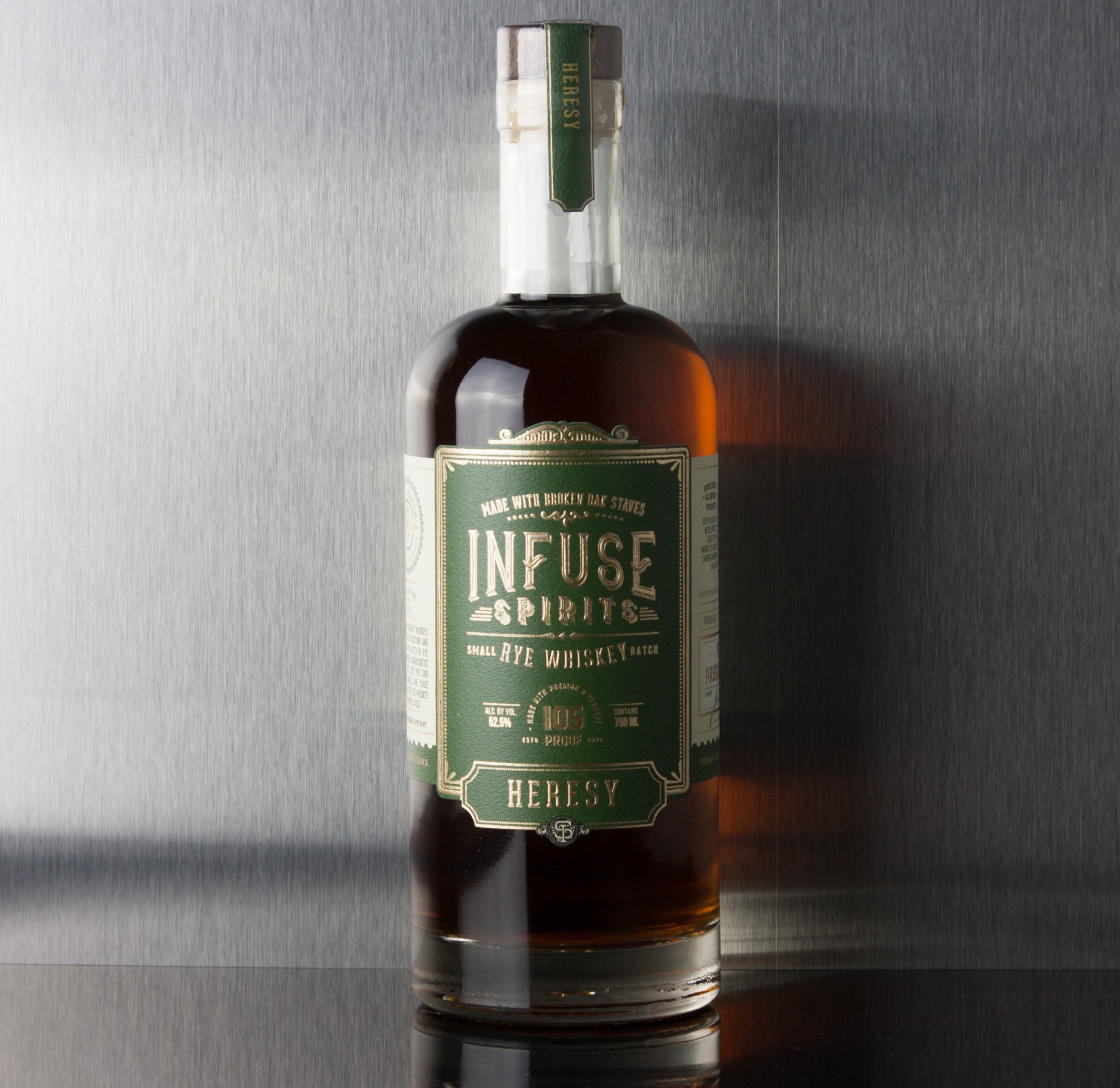 Infuse Spirits Heresy Rye Whiskey