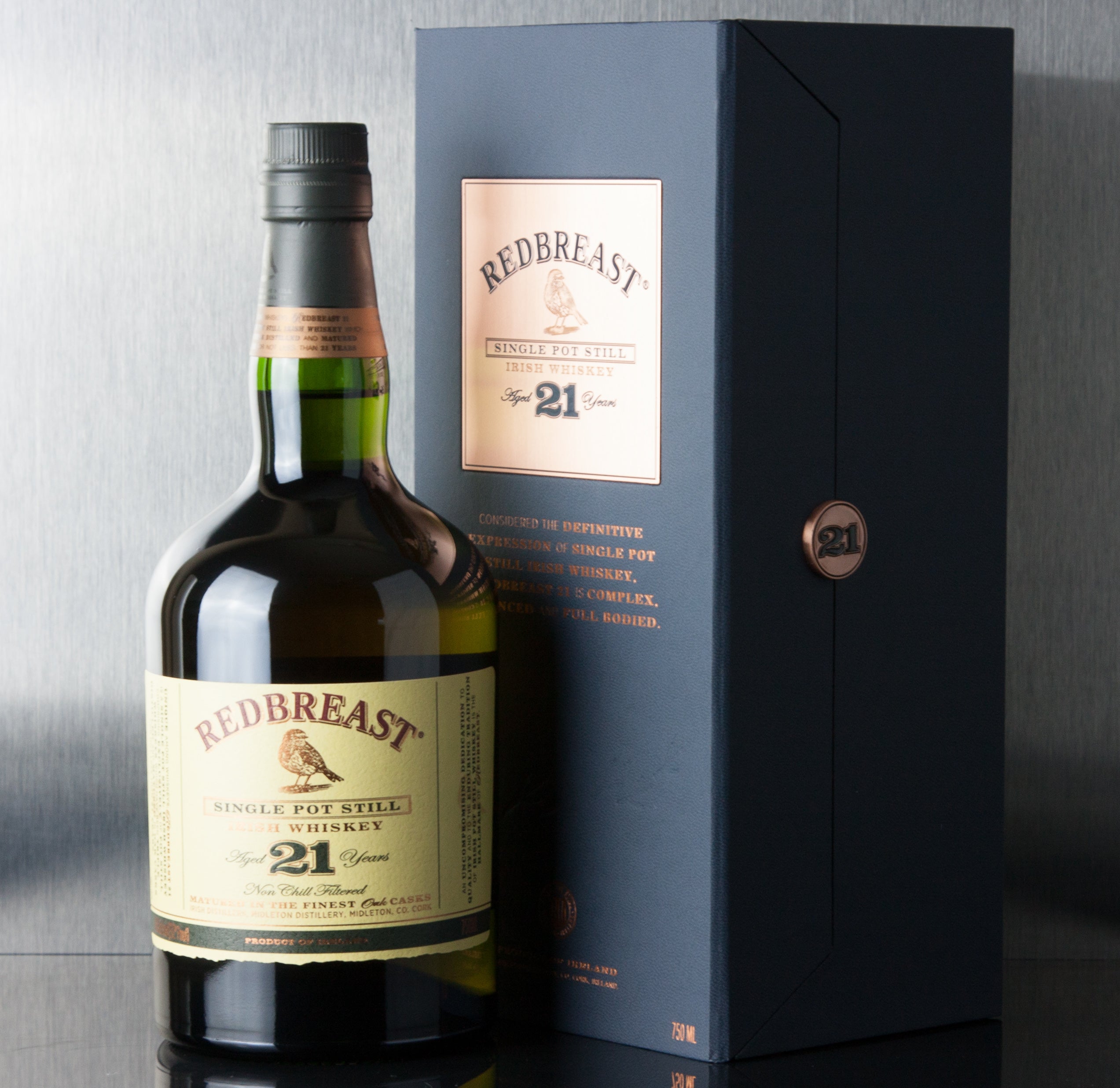 Redbreast 21 Year Single Pot Still Irish Whiskey 750 ml