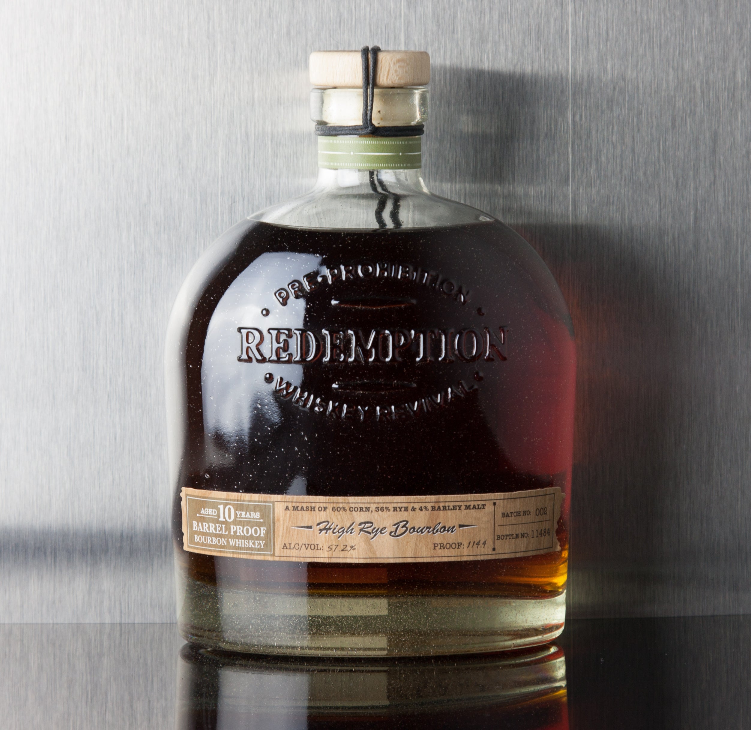Redemption High Rye Bourbon 10 Year
