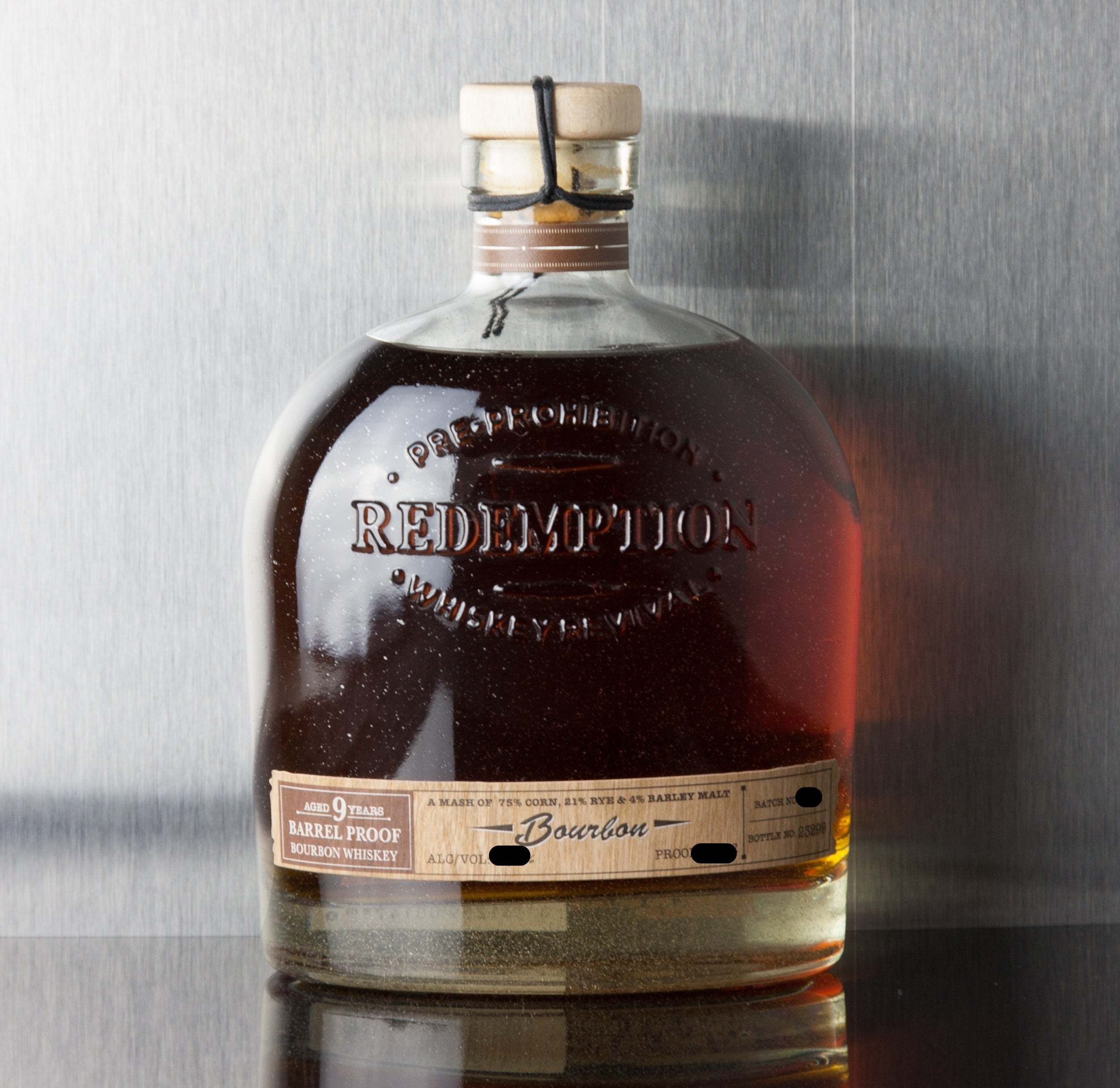 Redemption Bourbon 9 Year Barrel Proof