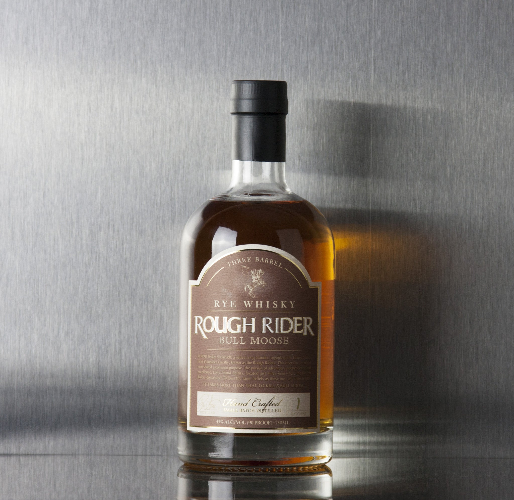 Rough Rider Bull Moose Rye Whisky 750 ml