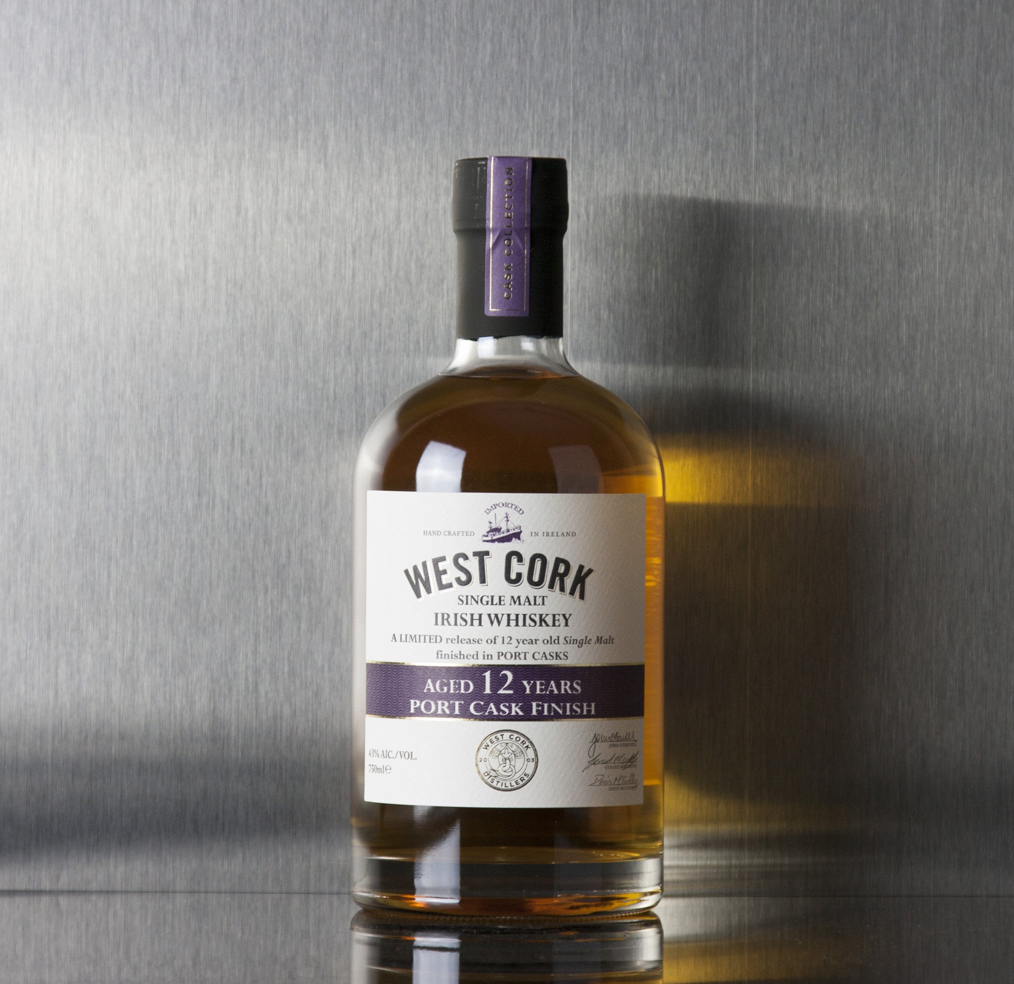 West Cork 12 Year Port Cask Finish Irish Whiskey 750 ml